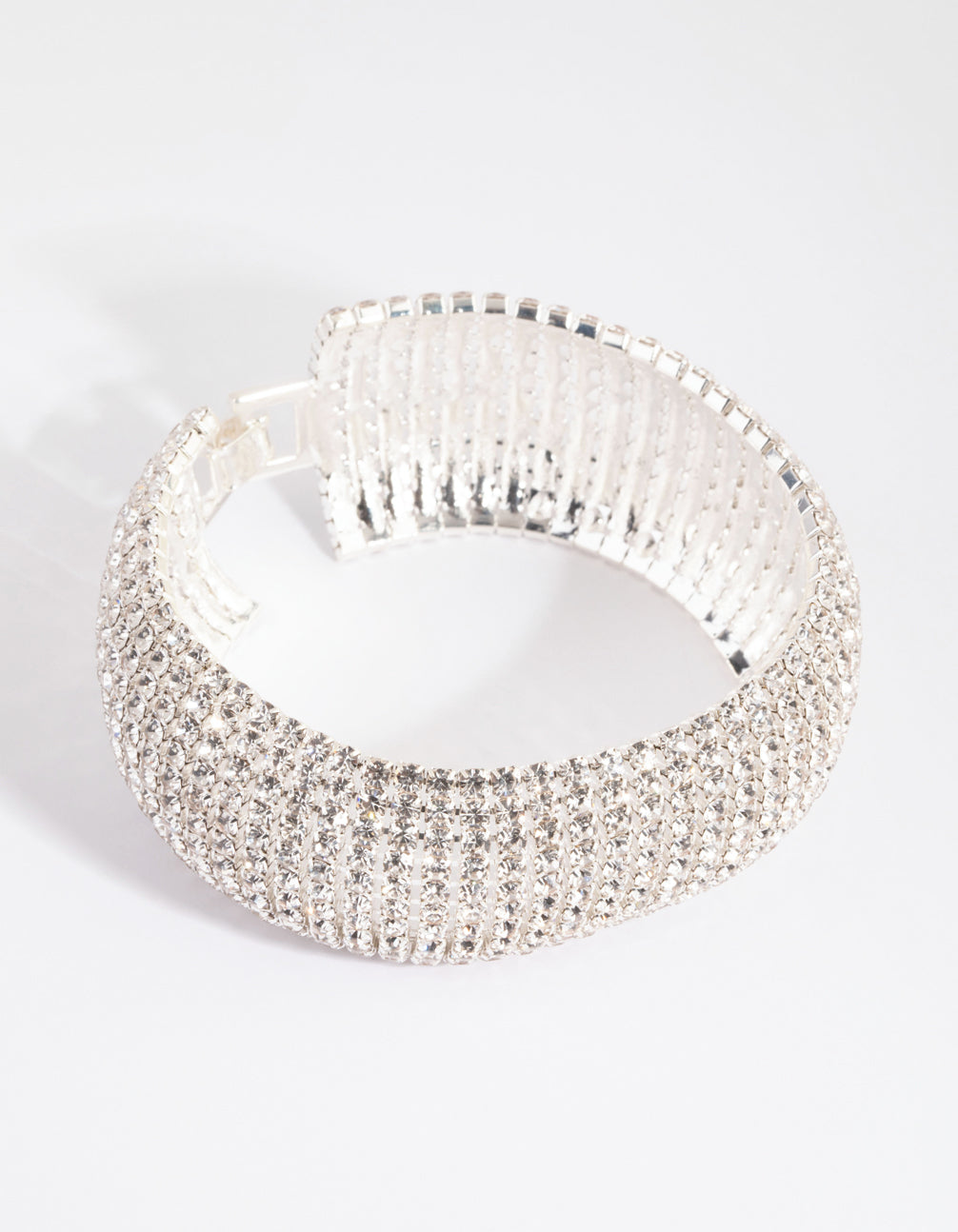 Silver Statement Cup Chain Bracelet