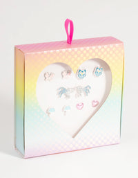 Silver Mythical Stud Earring 5-Pack - link has visual effect only