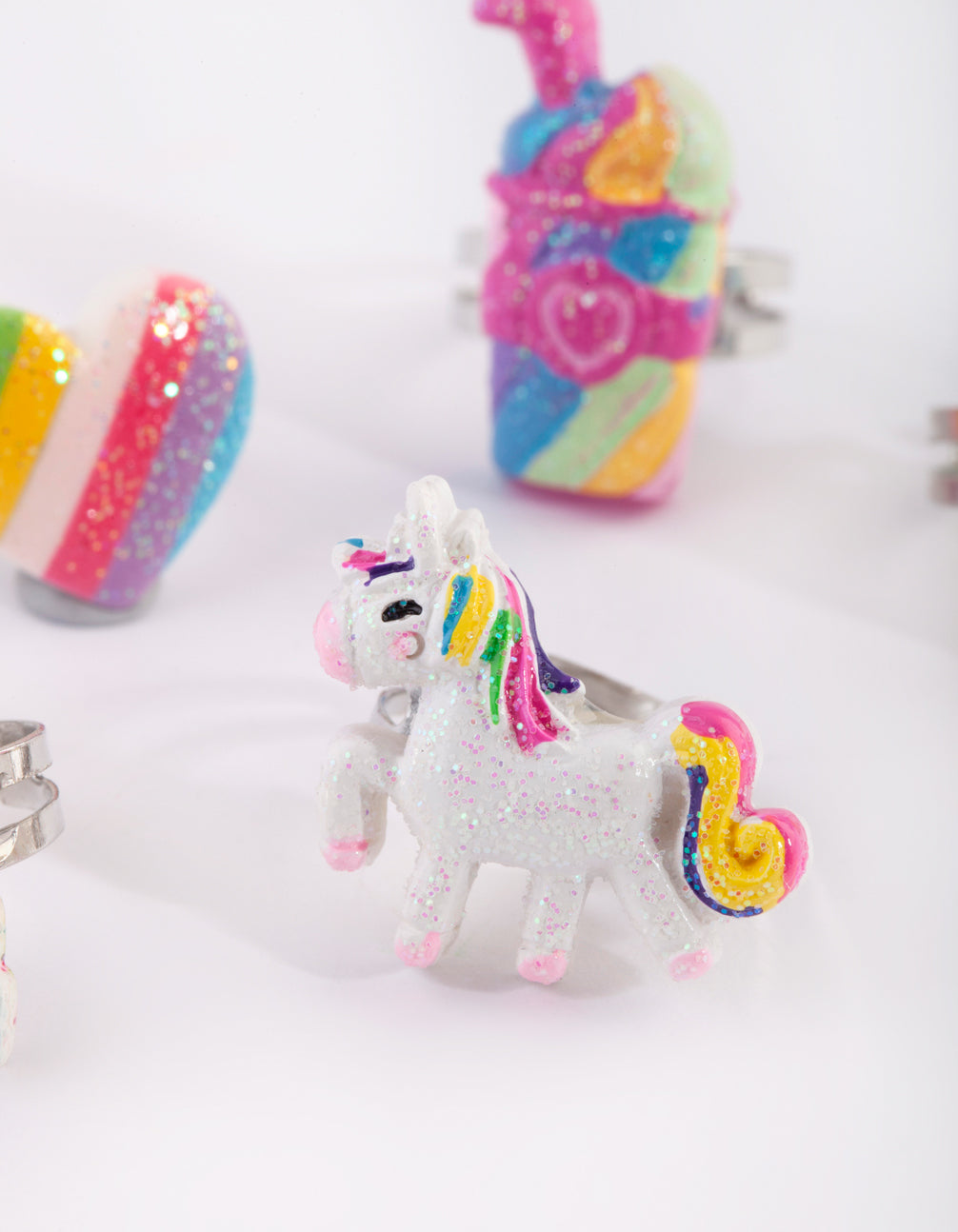 Kids Rainbow Ring 5-Pack