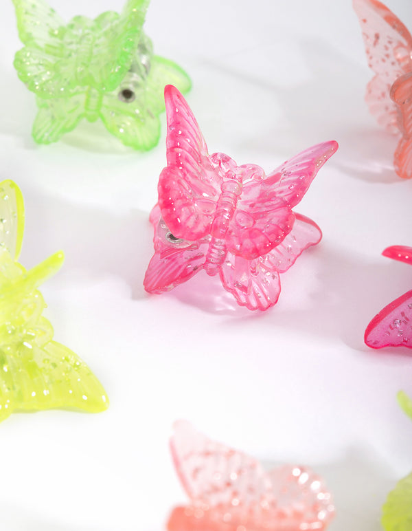 Kids Colourful Butterfly Claw Pouch