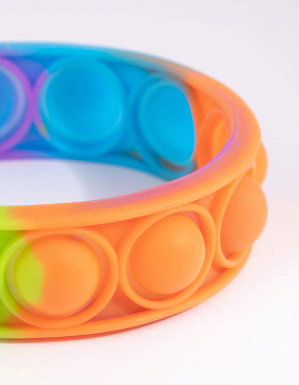 Kids Bright Ombre Silicone Bubble Bracelet