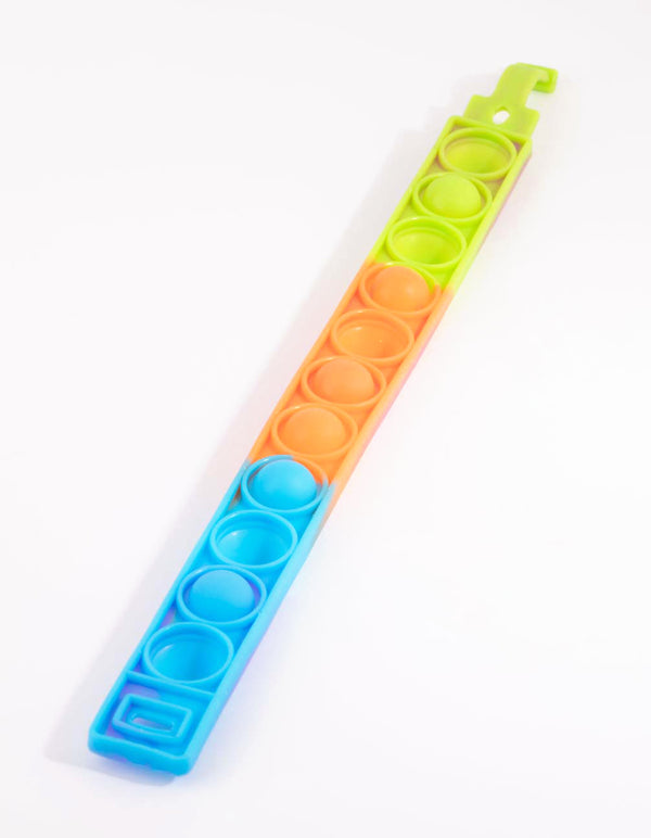 Kids Bright Ombre Silicone Bubble Bracelet