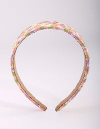 Multicoloured Hatch Headband - link has visual effect only