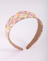 Multicoloured Hatch Headband - link has visual effect only