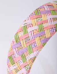 Multicoloured Hatch Headband - link has visual effect only