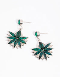 Green Lillypad Drop Earrings - link has visual effect only