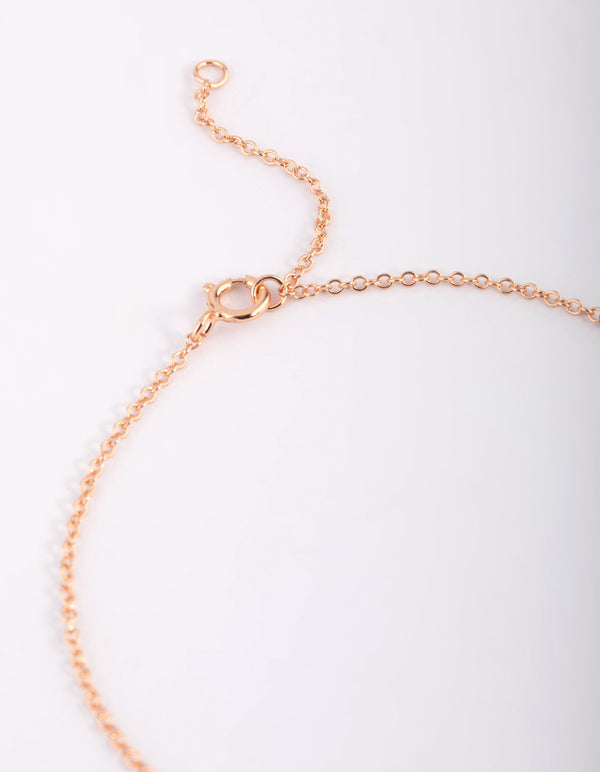 Rose Gold Plated Heart Bracelet
