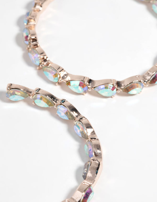 Rose Gold Hoop Earrings