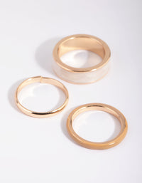 Gold Marble Ring Pack - link has visual effect only