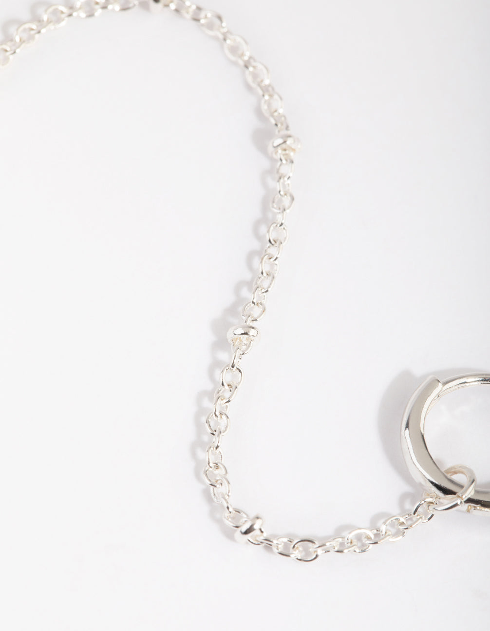 Silver Chain Drop Earrings