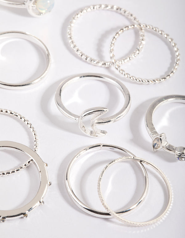 Silver Celestial Ring Pack