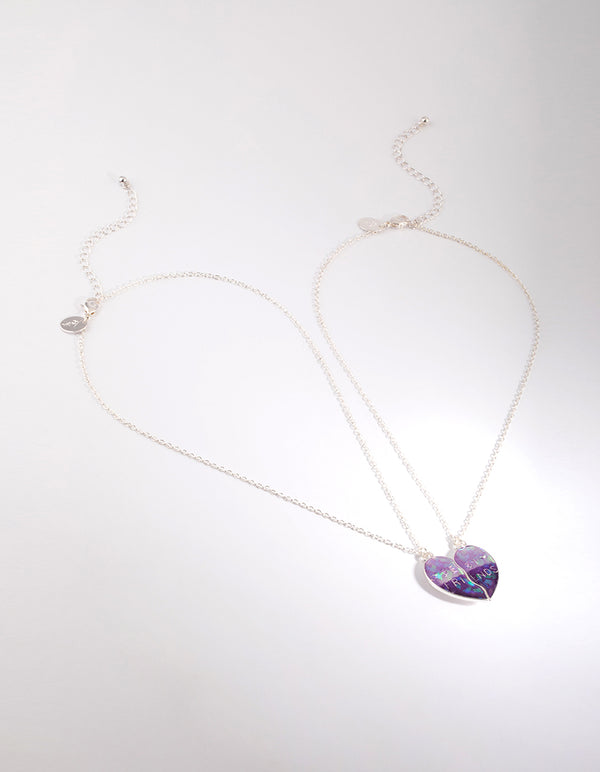 Kids Heart Best Friend Necklace Pack