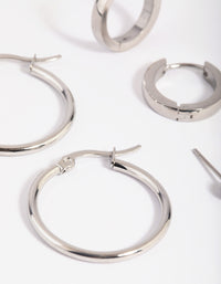 Stainless Steel Ball Stud Earring Pack - link has visual effect only