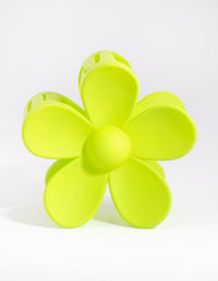 90s Green Daisy Flower Claw - link has visual effect only