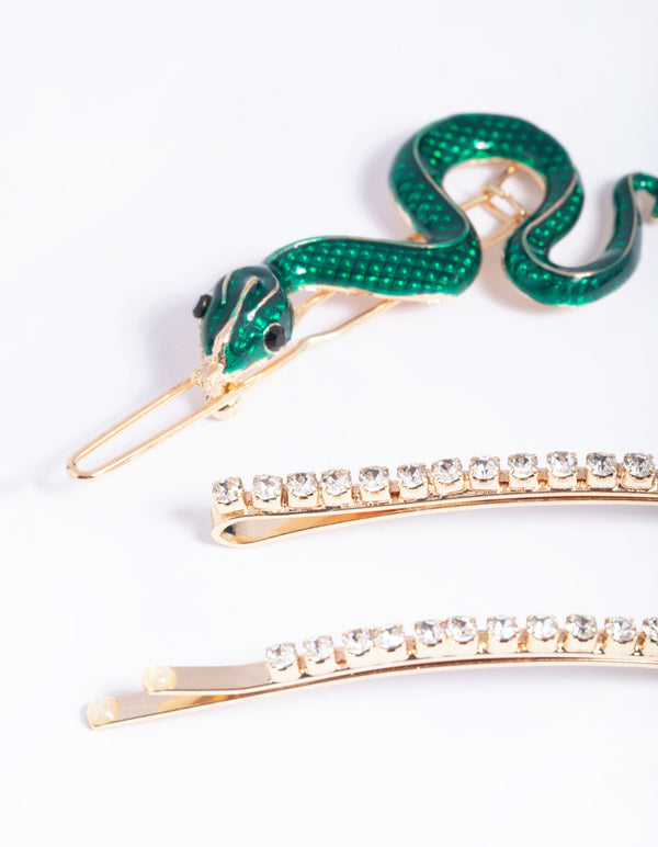 Green Snake Clips