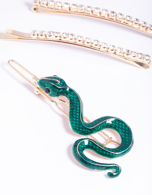 Green Snake Clips
