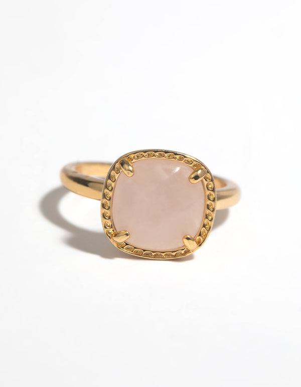 Gold Semi-Precious Stone Ring