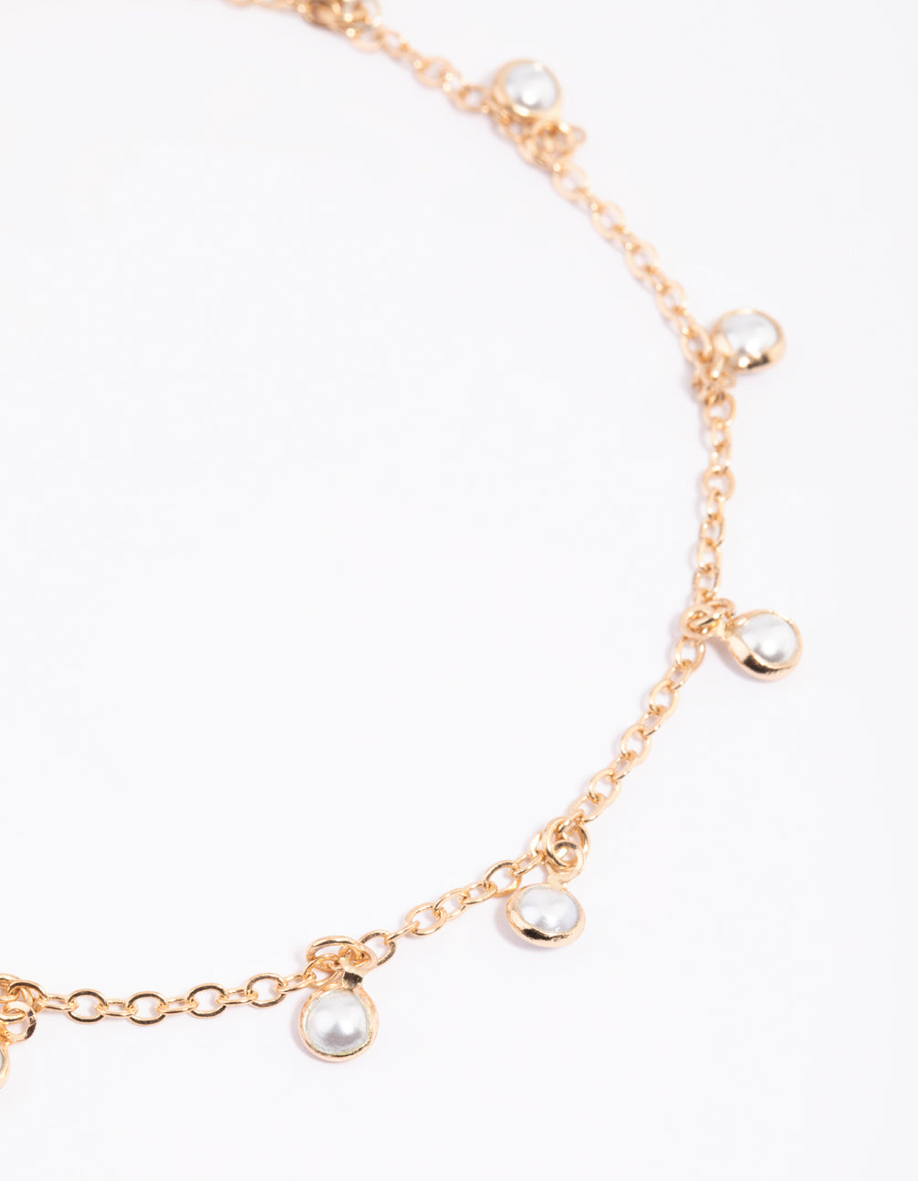 Gold Pearl Anklet