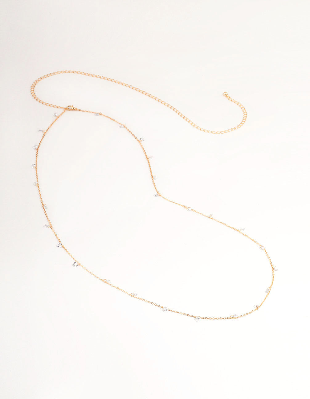 Gold Drop Diamante Waist Chain