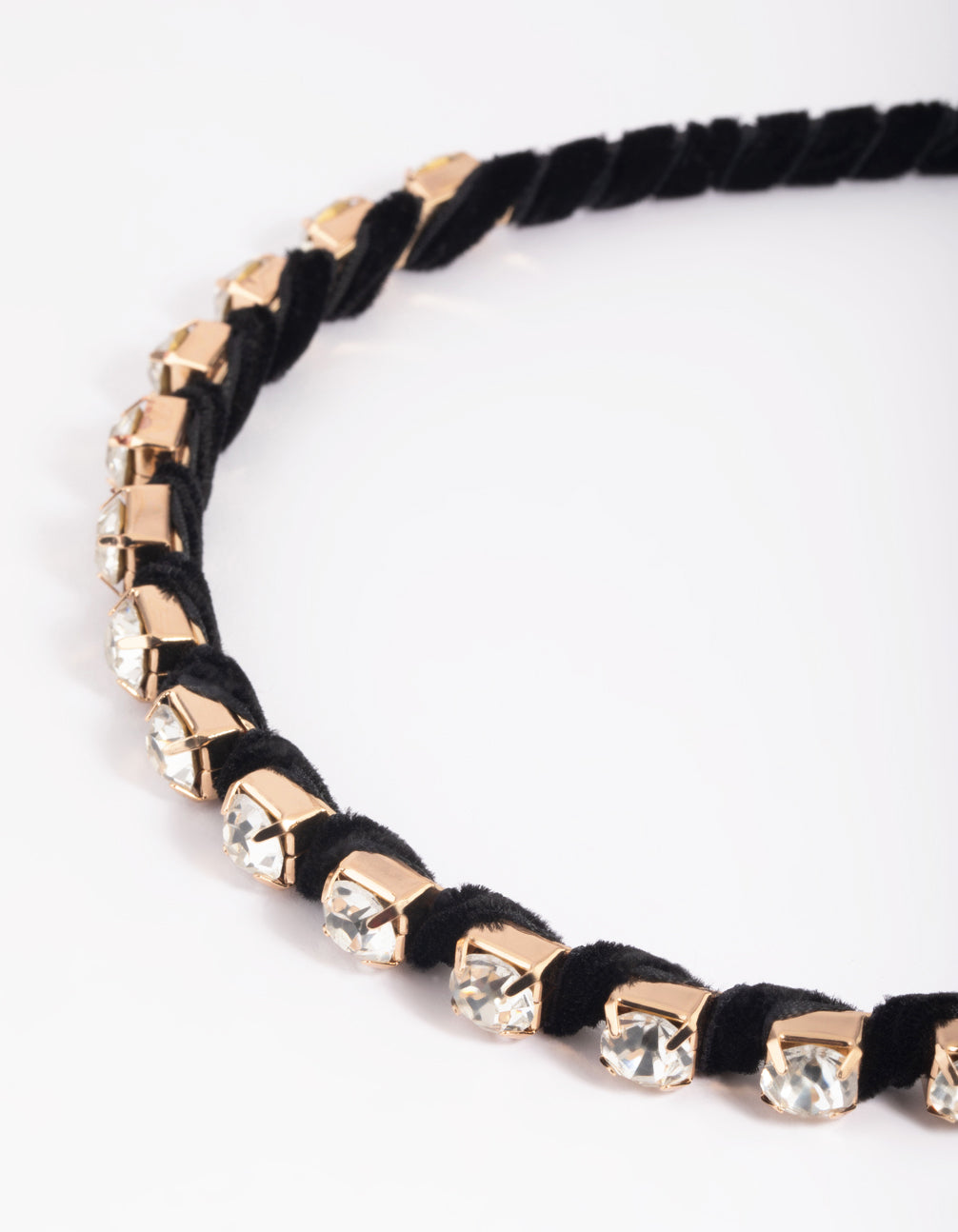 Gold Wrapped Jewel Headband