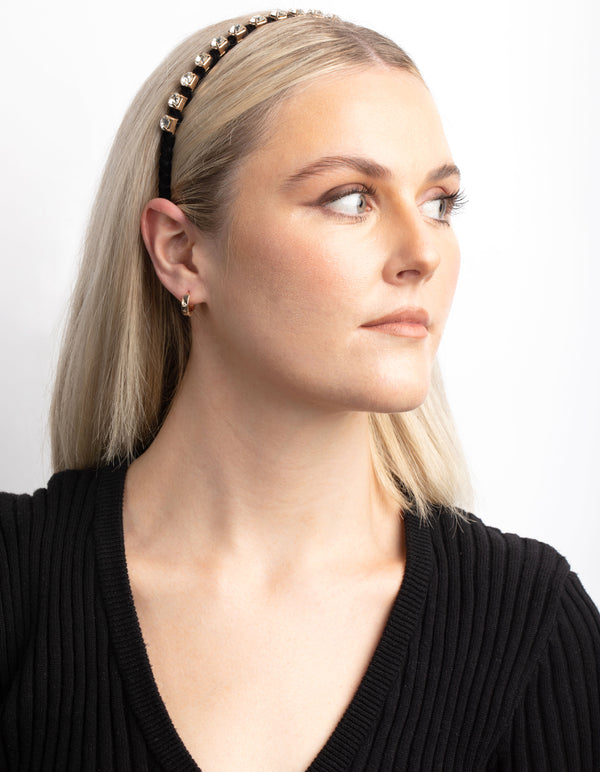 Gold Wrapped Jewel Headband