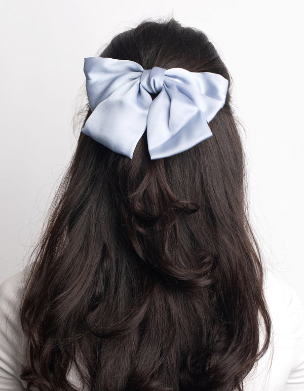 Blue Bow Clip