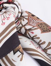 Neutral Floral Bandana Hair Scarf - link has visual effect only