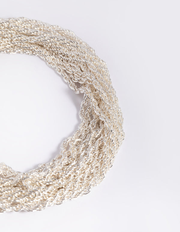 SIlver Chain Toggle Bracelet