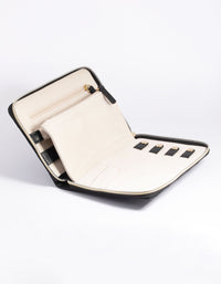 Black Quilted Jewellery Case - link has visual effect only