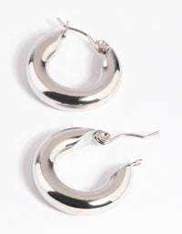Surgical Steel Chunky Hoop Earrings - link has visual effect only