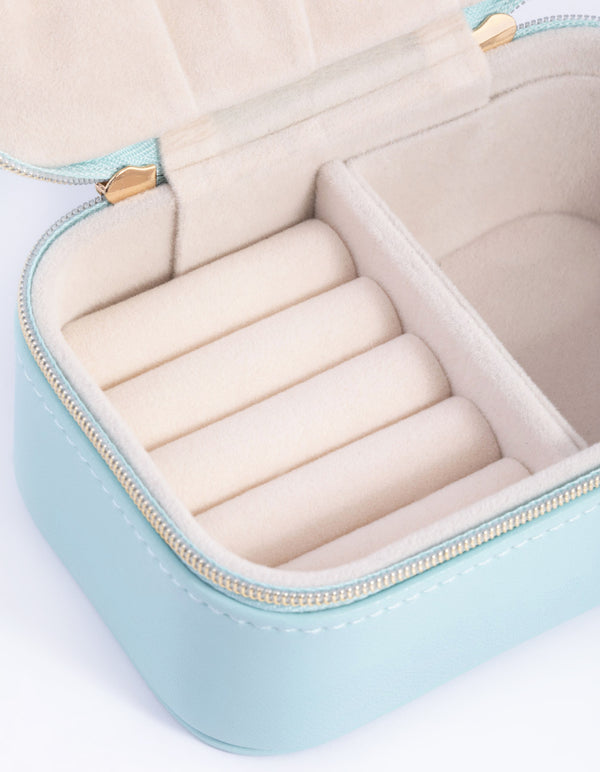 Turquoise Rectangular Jewellery Box