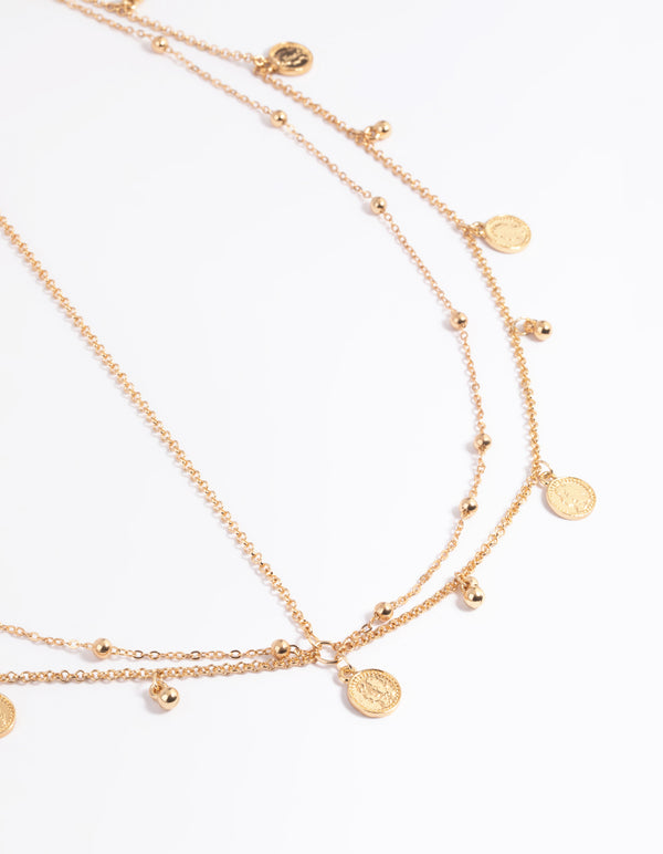 Gold Layered Coin Head Chain