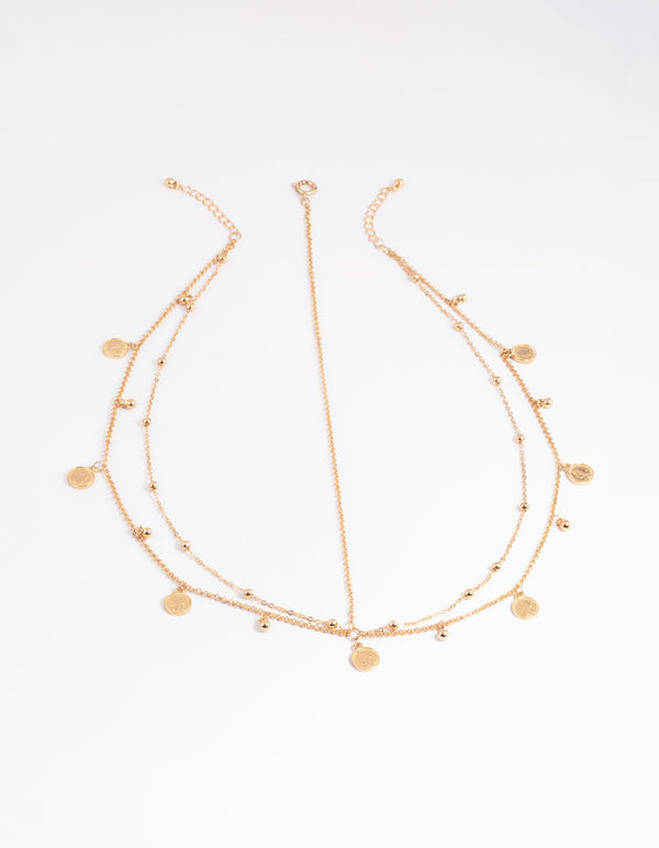 Gold Layered Coin Head Chain
