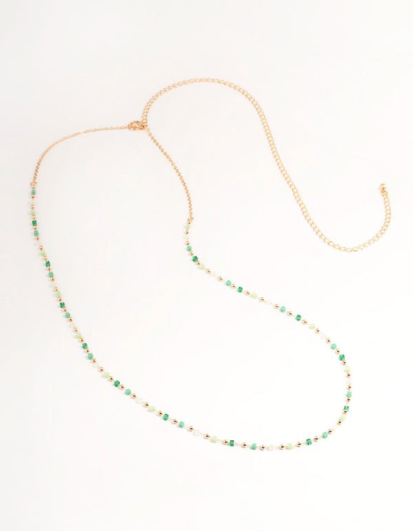 Gold Beaded Waist Chain
