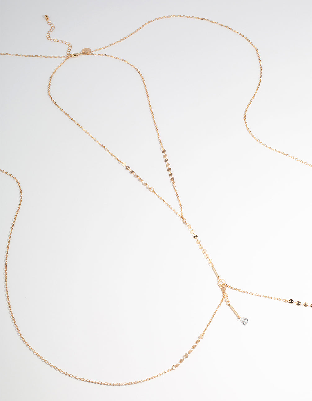 Gold Cubic Zirconia Body Chain