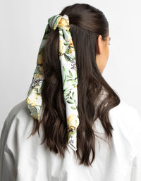 Colourful Floral Lilly Bandana Hair Scarf - link has visual effect only