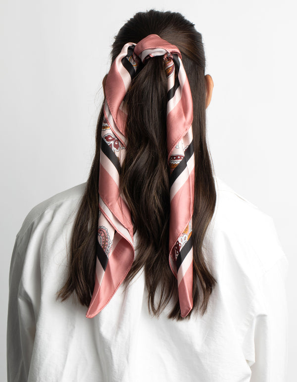 Colourful Paisley Print Bandana Hair Scarf