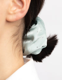 Blue Diamante Scrunchie - link has visual effect only