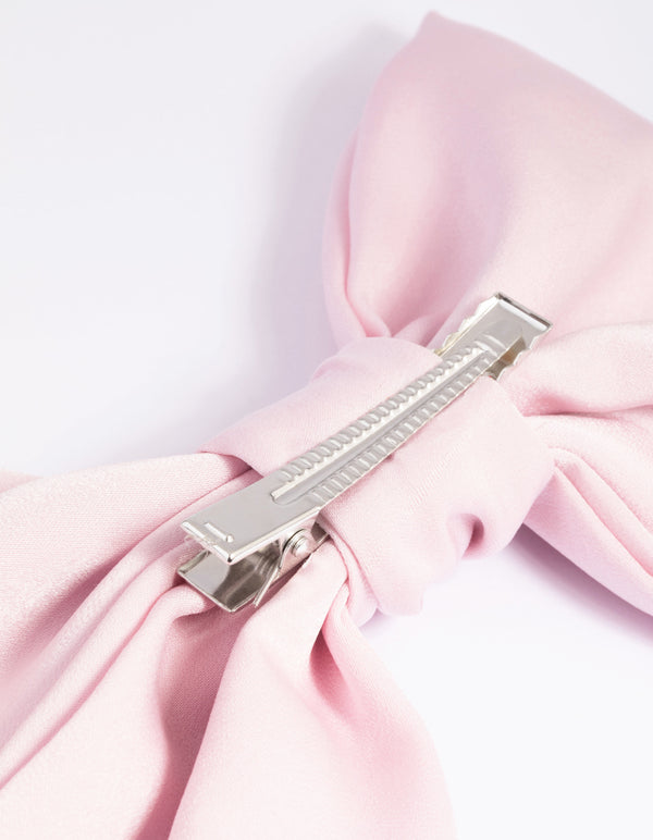 Blush Bow Clip