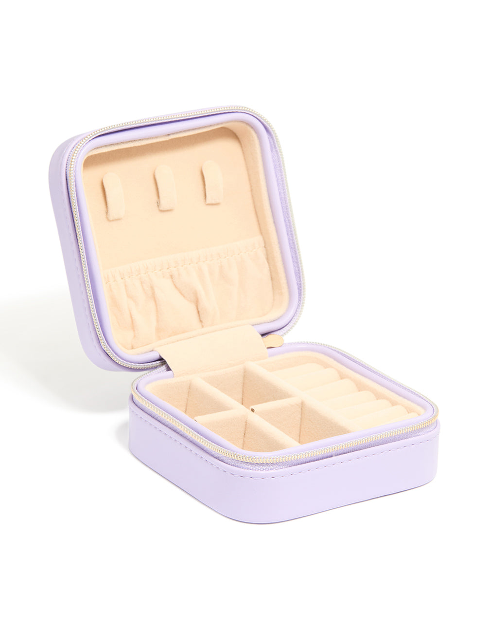 Lilac Compact Square Jewellery Box