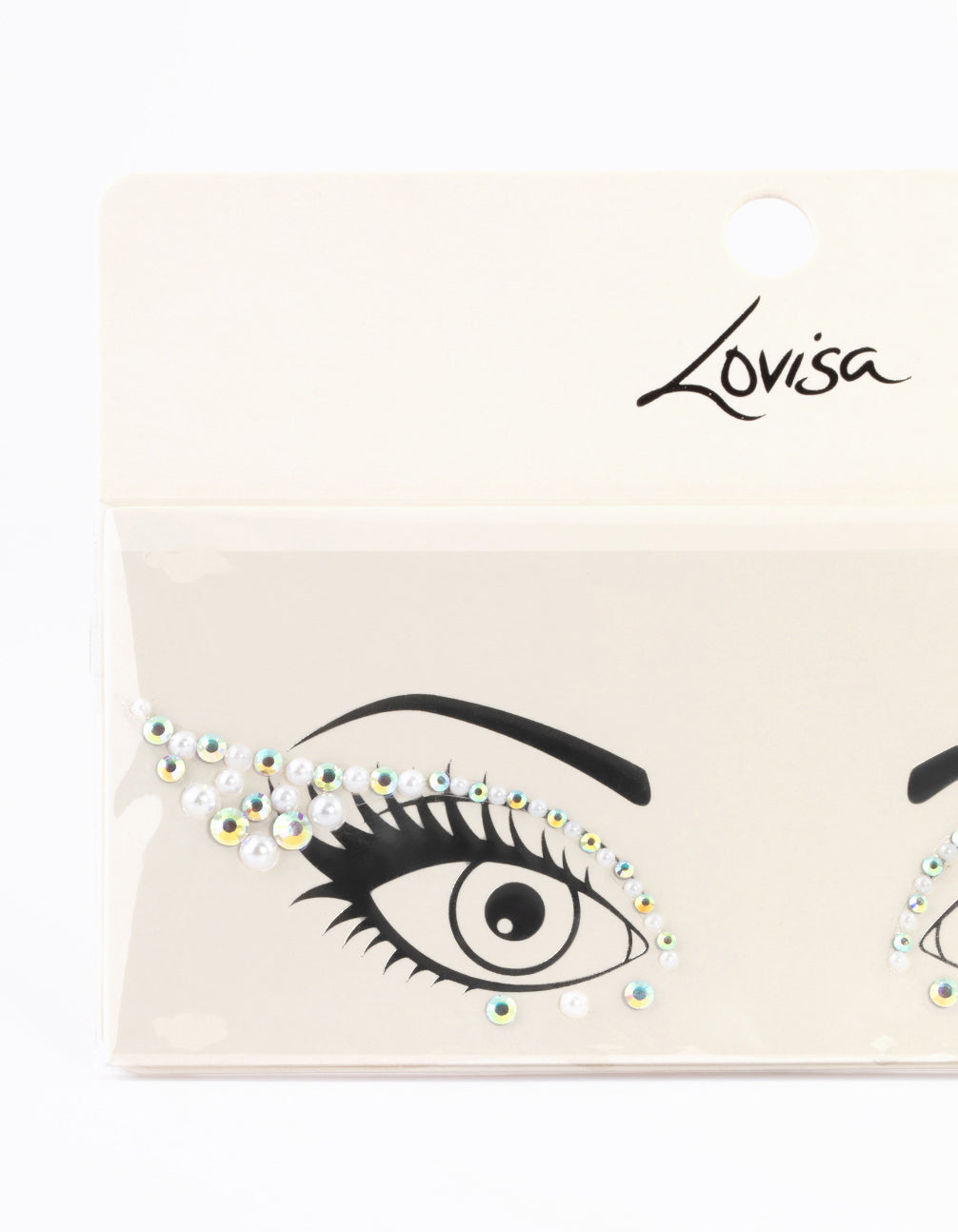 Pearl Cat Eye Face Jewels