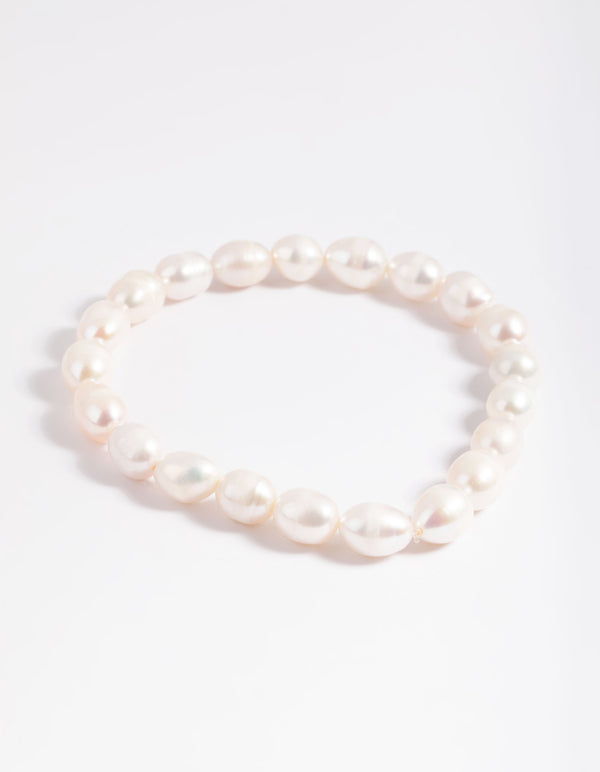 7 Rows Pearl Elastic Bracelet Multilayer Bracelet Suitable for Wedding  Jewelry - Walmart.com
