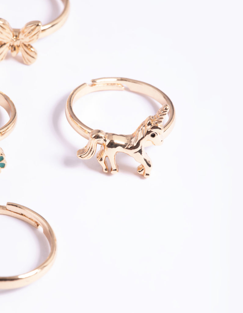 Kids Pastel Mythical Ring 6-Pack - Lovisa