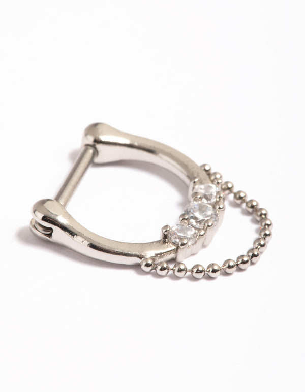 Surgical Steel Statement Chain Septum