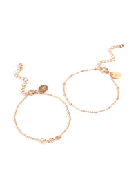 Gold Triple Open Star Pack Bracelet - link has visual effect only