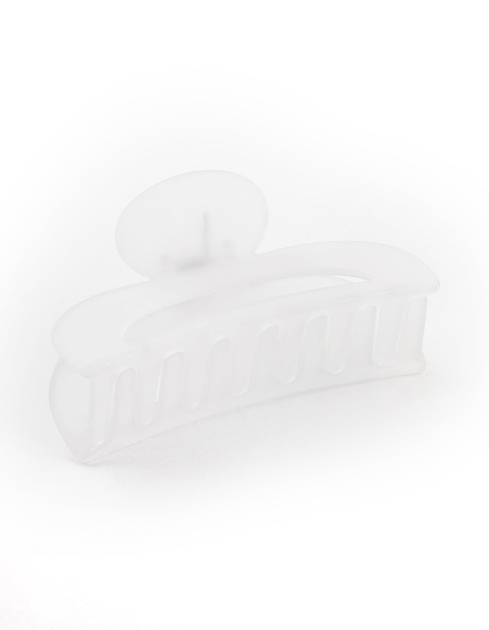 Clear Frosted Arch Claw Clip