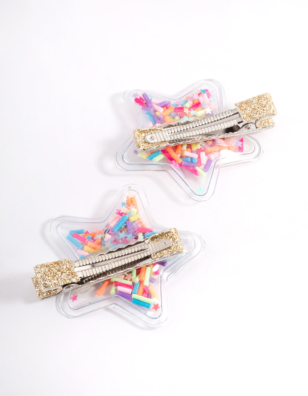 Kids Plastic Sprinkle Star Clip Pack