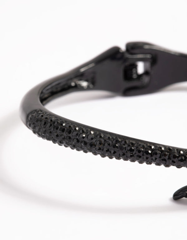 Diamante Snake Hinge Bracelet