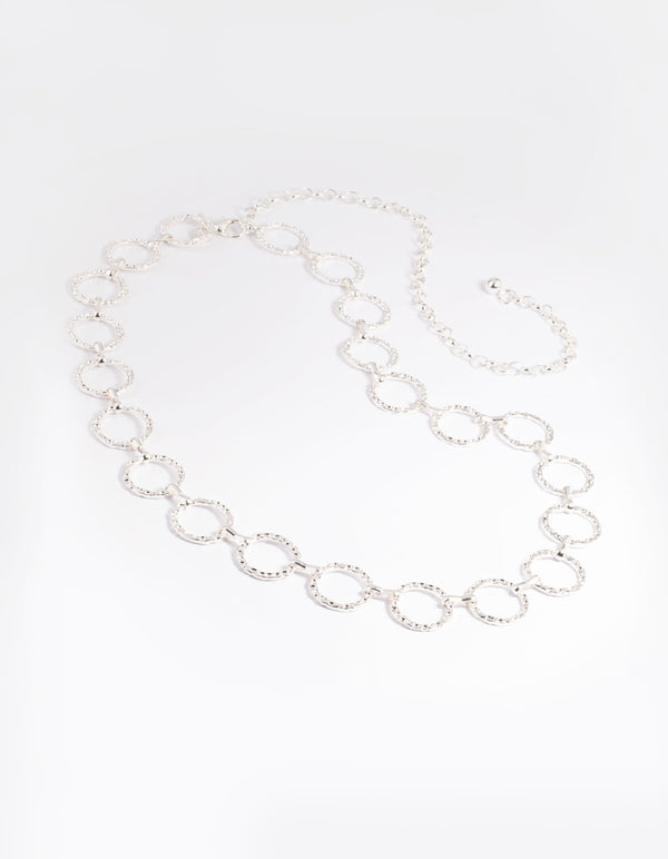 Silver Circle Link Belt