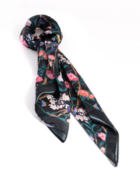 Fabric Circle Floral Print Scarf - link has visual effect only